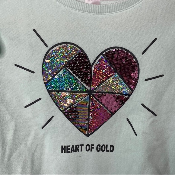 My Favorite Sweatshirt Heart Sequin Sweatshirt - Picture 2 of 4